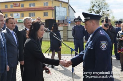 На Тернопільщині з&#039;явилися єдині в Україні поліцейські станції