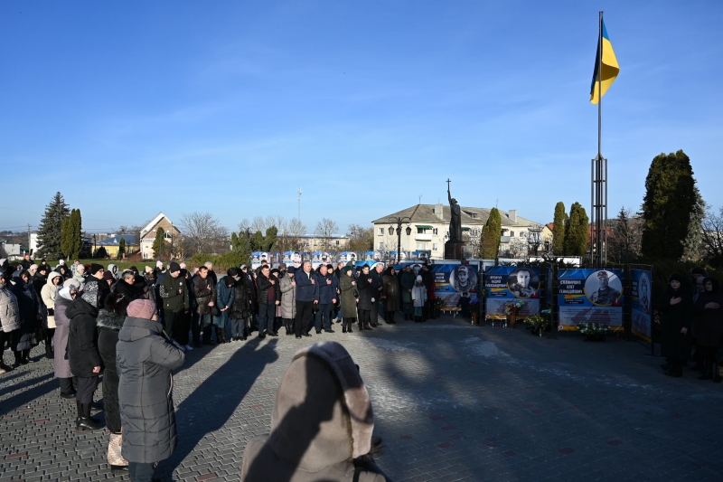 У громаді на Тернопільщині освятили нові стели на Алеї пам&#039;яті