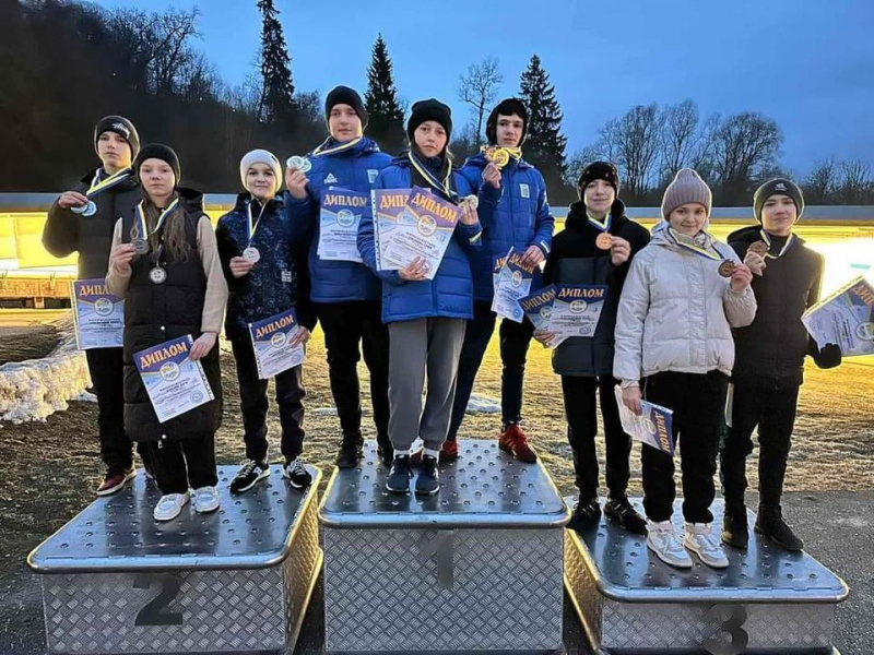 Спортсмени Тернопільщини здобули 11 нагород на чемпіонаті України з санного спорту