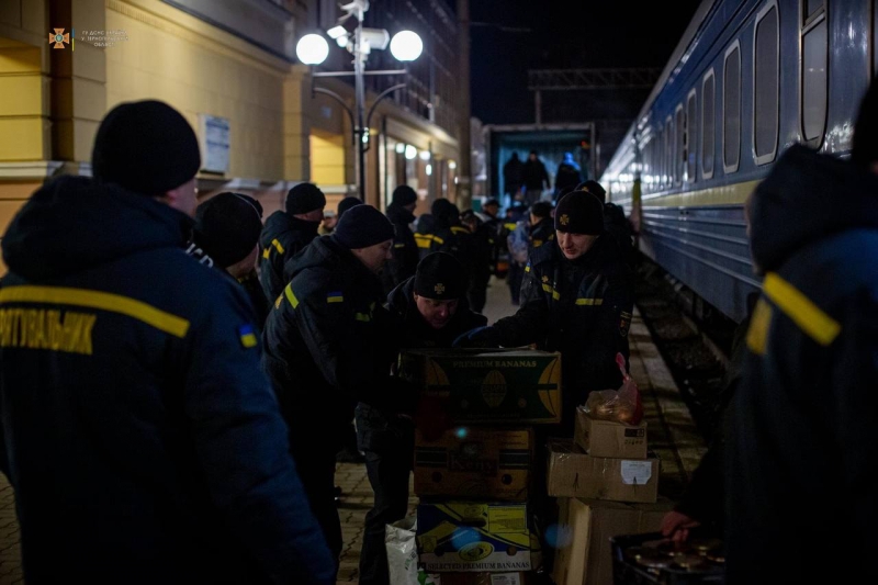 Тернопільщина відправила ще один потяг з гуманітарним вантажем для жителів областей, які постраждали найбільше