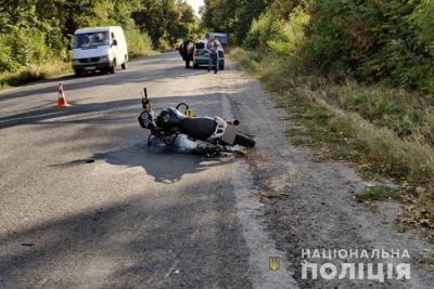 У Тернопільській області на великій швидкості перекинувся мотоцикл: водій - у реанімації