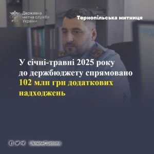 Тернопільська митниця забезпечила додаткові надходження до держбюджету