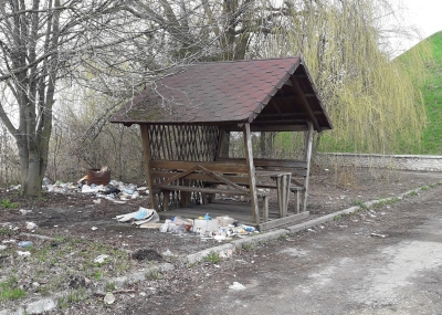 На Тернопільщині поблизу козацької могили зробили туалет (фото)