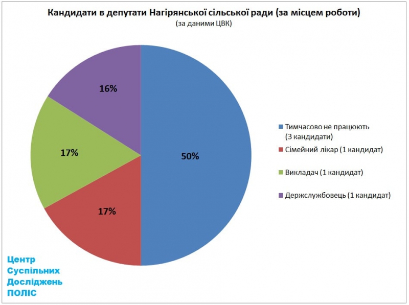 Лікарка, викладачка, податківець та безробітні: проаналізували кандидатів в депутати Нагірянської сільської ради