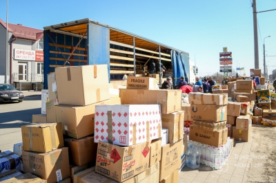 Тернопіль відправив гуманітарний вантаж українським містам на Схід країни