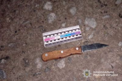 На Тернопільщині 26-річний чоловік з ножем накинувся на знайомого