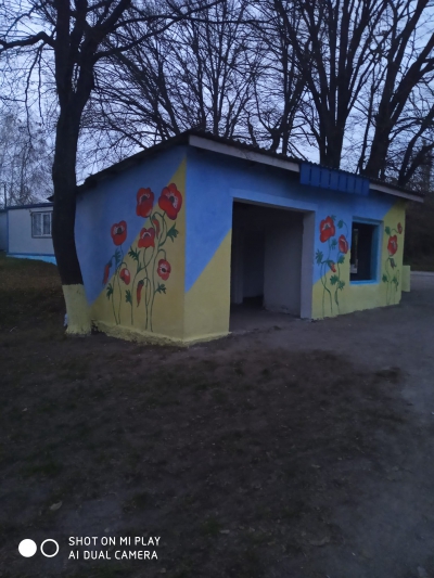 У селах на Тернопільщині люди самотужки облагородили зупинки