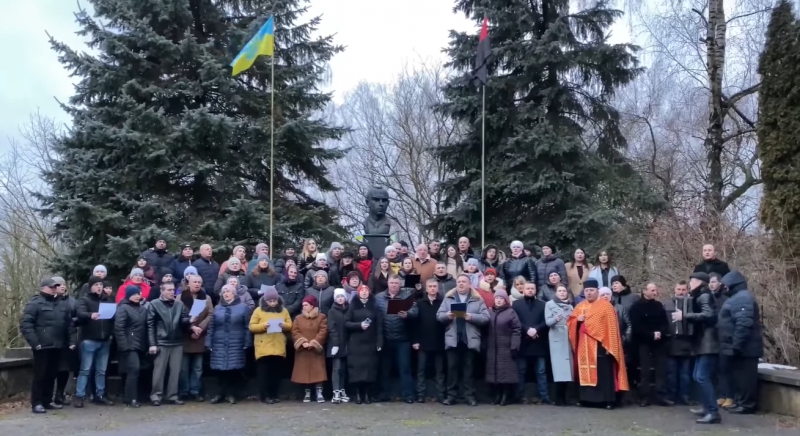 Тернопільщина долучилася до флешмобу пам’яті Степана Бандери (відео)