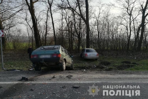 Під Тернополем зіткнулися ВАЗ та Mazda