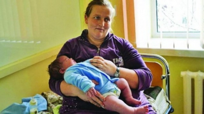 У Тернополі жінка народила малюка, вагою майже сім кілограмів