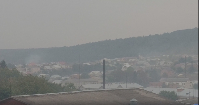 Місто на Тернопільщині – в диму через паліїв (відео)