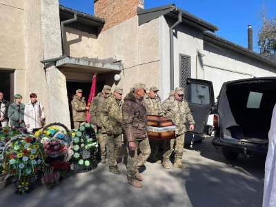 У Тернополі попрощалися з підполковником Андрієм Бойком, який загинув на війні