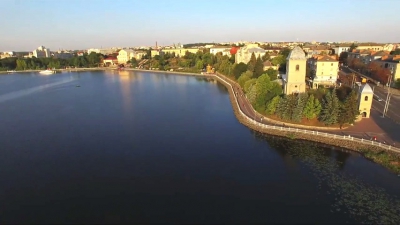 Тернопільський став показали з висоти пташиного польоту (фото)