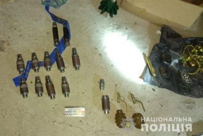 У мешканця Тернопільщини виявили цілий арсенал вибухових пристроїв