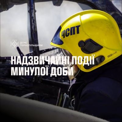 За добу на Тернопільщині спалахнуло 8 пожеж
