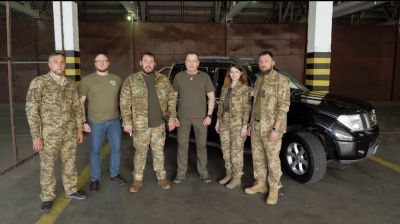 «Українська команда» передала позашляховик бійцям 112 бригади ТрО на Запоріжжя