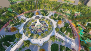 Більшу частину нового парку у Тернополі становитимуть зелені насадження
