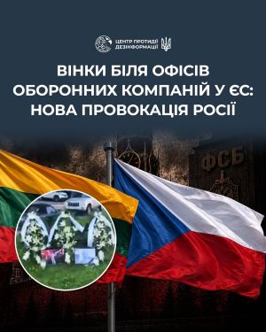 Вінки, портрети й чорні стрічки: у Литві та Чехії зафіксували провокації проти виробників зброї для України
