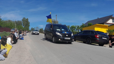 На щиті додому повернувся 23-річний воїн Павло Мізоцький