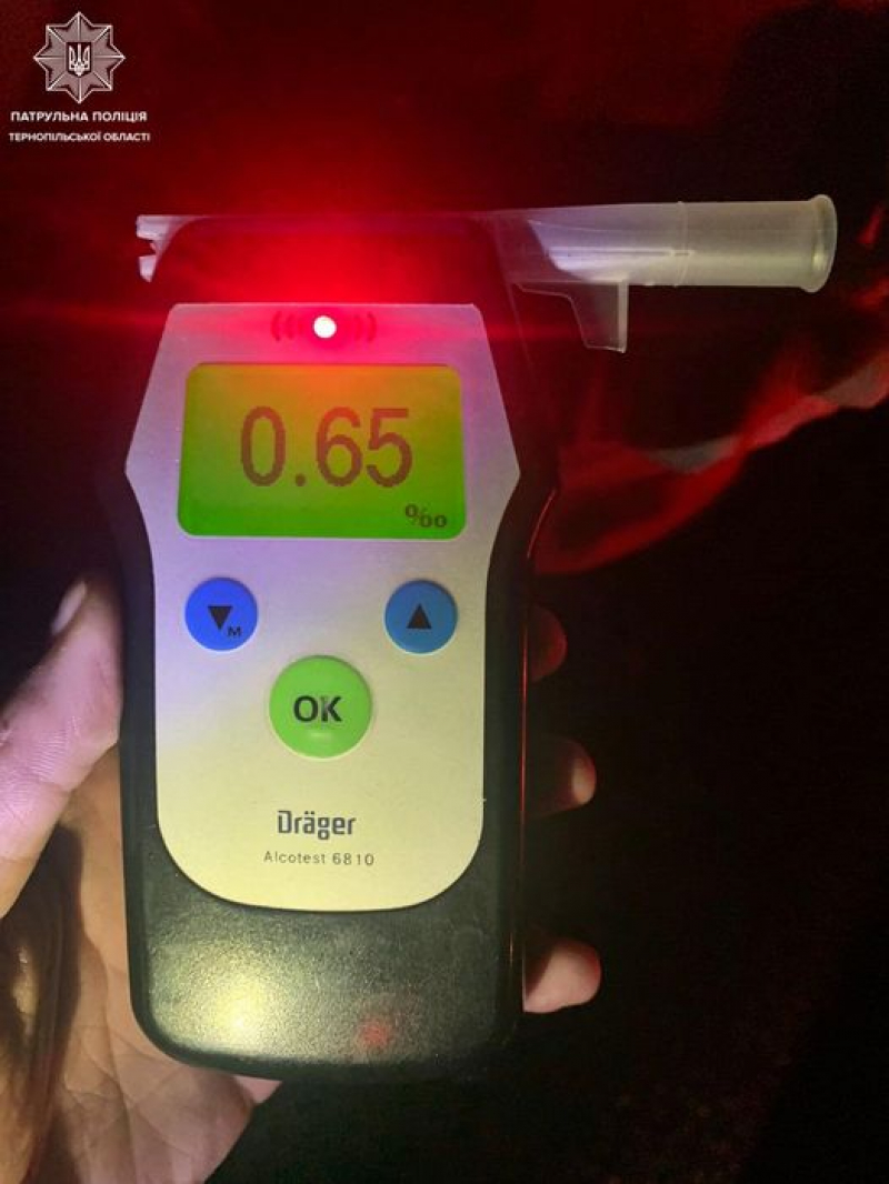 У Тернополі поліцейські спіймали трьох п&#039;яних водіїв