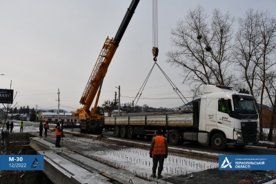 На Тернопільщині капітально ремонтують два мости через річку Золота Липа