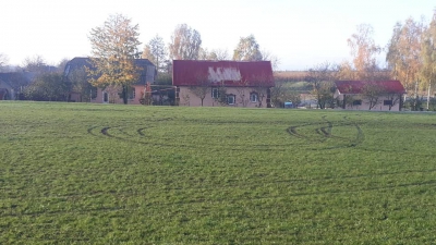 На Тернопільщині невідомі понищили футбольне поле (фото)