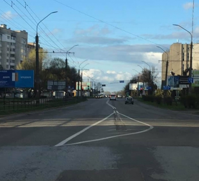 У Тернополі через неправильну розмітку на водіїв чатує небезпека