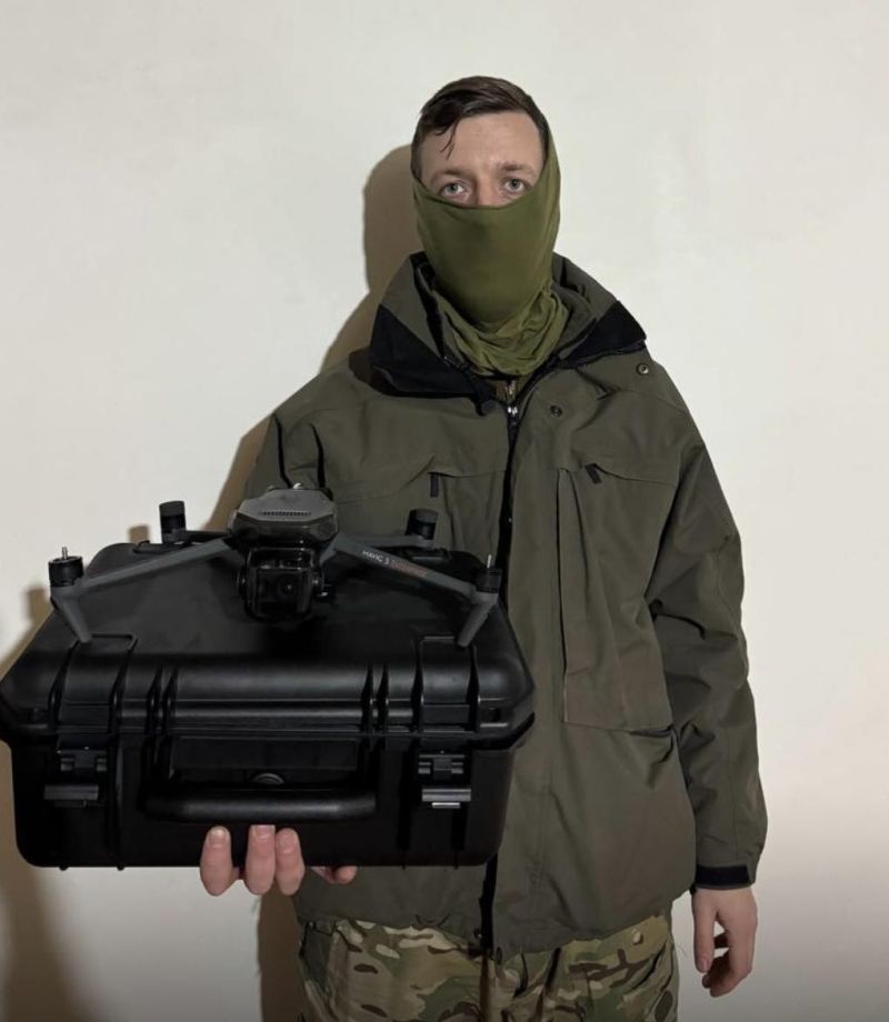 «Бачити ворога і бити ще точніше»: Микола Люшняк передав «Мавік» для 105-ї бригади