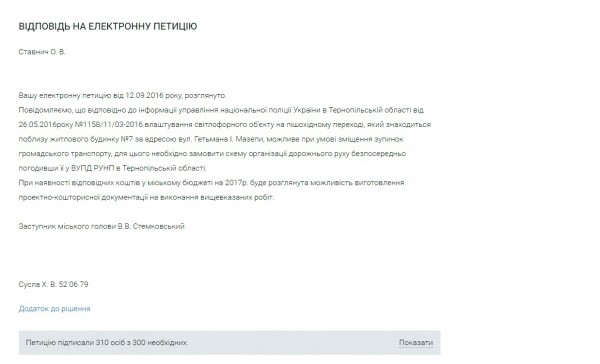 Відомо чи з&#039;являться в Тернополі нові світлофори на Мазепи