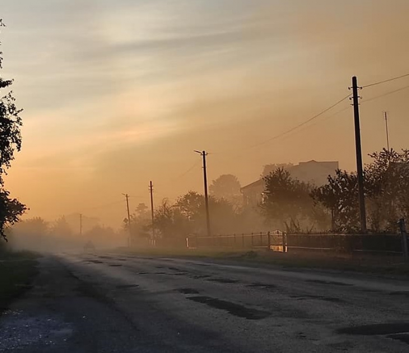 Село на Тернопільщині накрив непроглядний дим (фото)