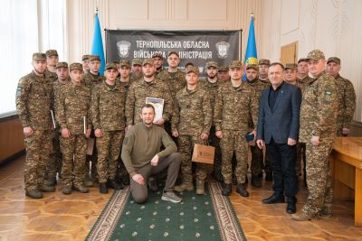 Нацгвардійців Тернопільської військової частини нагородили до Дня Національної гвардії України