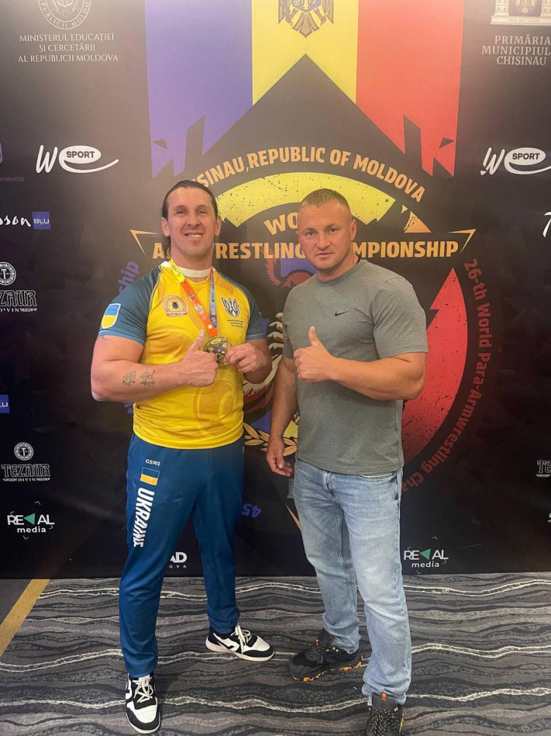 Тернопільський спортсмен став чемпіоном світу з пара-армрестлінгу