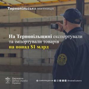 На Тернопільщині експортували та імпортували товарів на понад мільярд доларів США