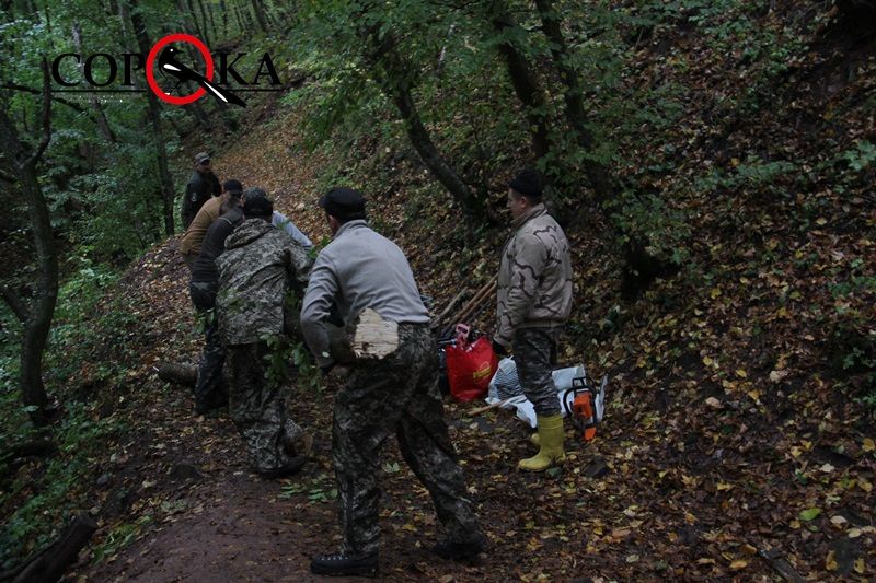 Толока під дощем: на Тернопільщині люди облаштували шлях до водоспаду (фото, відео)