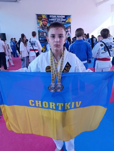 Юний чортків’янин виборов срібло на Кубку України з комбат дзю-дзюцу