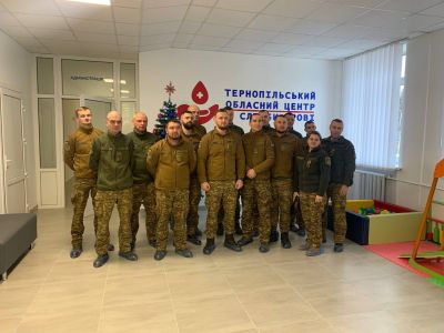 Захисники Тернопільського підрозділу НГУ долучилися до донорства крові
