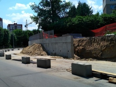Відомо, коли на вулиці Миру у Тернополі з&#039;явиться нова підпірна стіна